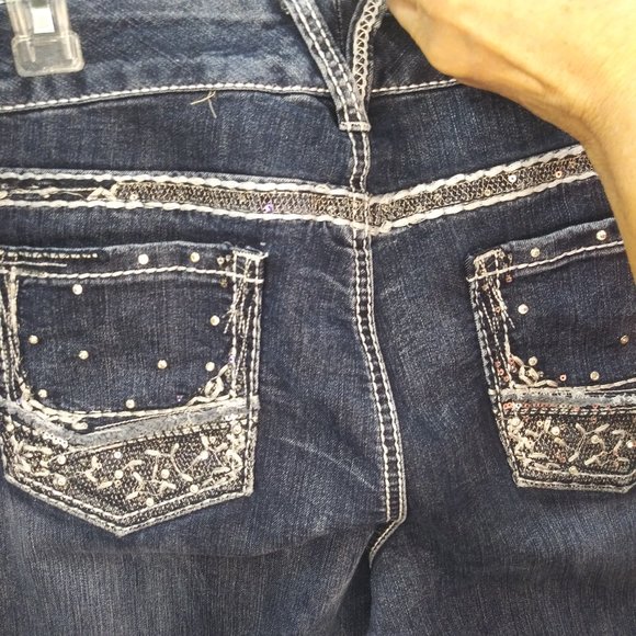 2080 Jeaniemade Size 15/16 Maurices Bell-Bottoms - Picture 3 of 5